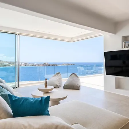 Lilium Ii - Sanctuary Overlooking Psarou Bay 빌라