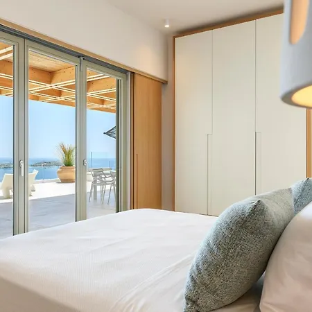 Lilium Ii - Sanctuary Overlooking Psarou Bay 빌라 *