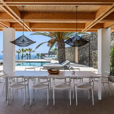 Lilium Ii - Sanctuary Overlooking Psarou Bay فيلة *