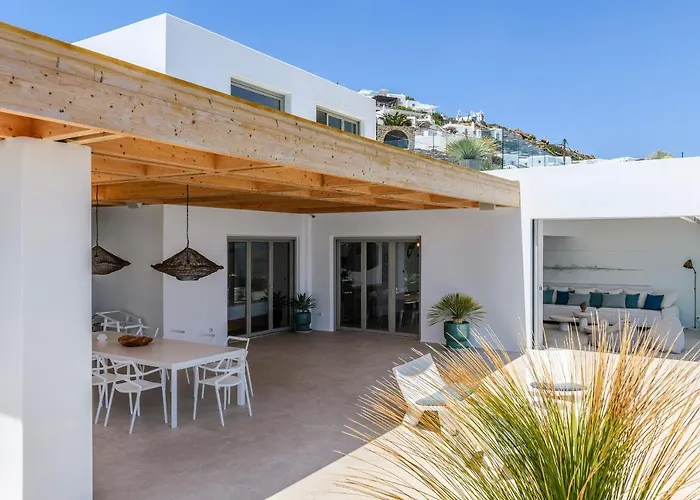 Villa Lilium Ii - Sanctuary Overlooking Psarou Bay Pszarú