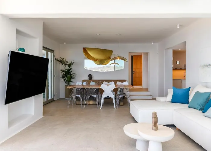 فيلة Lilium Ii - Sanctuary Overlooking Psarou Bay بسارو