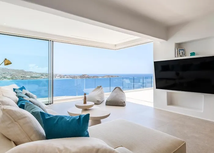 Lilium Ii - Sanctuary Overlooking Psarou Bay فيلة