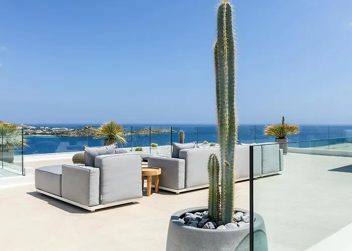 فيلة Lilium Ii - Sanctuary Overlooking Psarou Bay