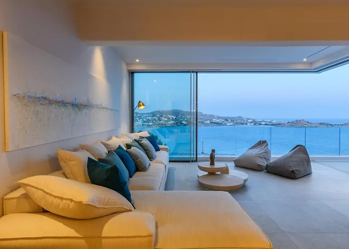 Villa Lilium Ii - Sanctuary Overlooking Psarou Bay Pszarú