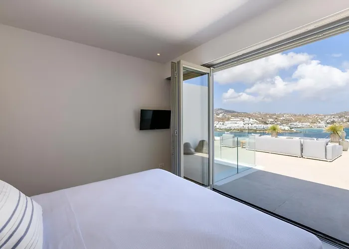 Lilium Ii - Sanctuary Overlooking Psarou Bay فيلة *