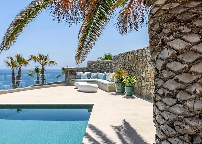 فيلة Lilium Ii - Sanctuary Overlooking Psarou Bay *