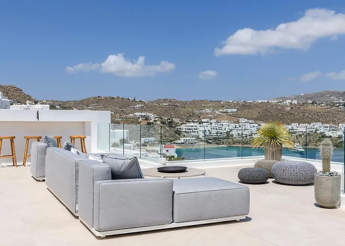 فيلة Lilium Ii - Sanctuary Overlooking Psarou Bay بسارو