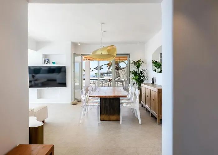 빌라 Lilium Ii - Sanctuary Overlooking Psarou Bay 프사로우